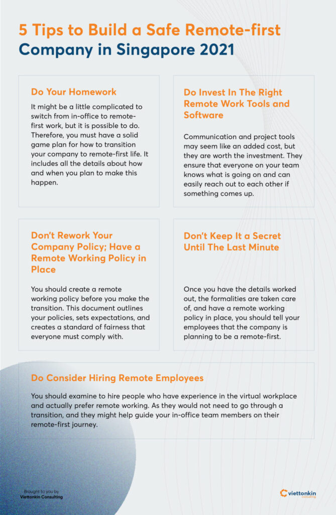Tips to Build a Safe Remote first Company in Singapore